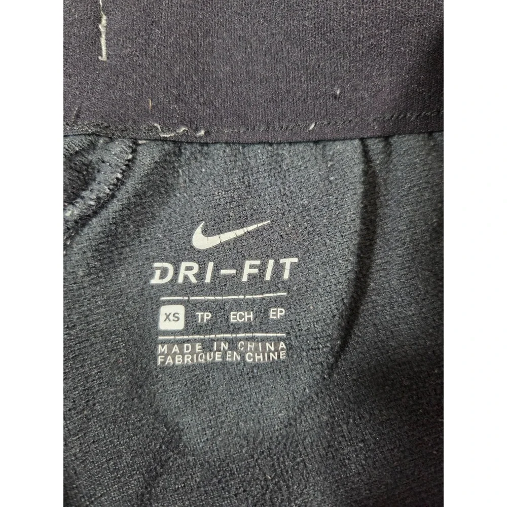 Nike Joggers Womens Extra Small Heather Gray Therma Training Pants Zipper Legs